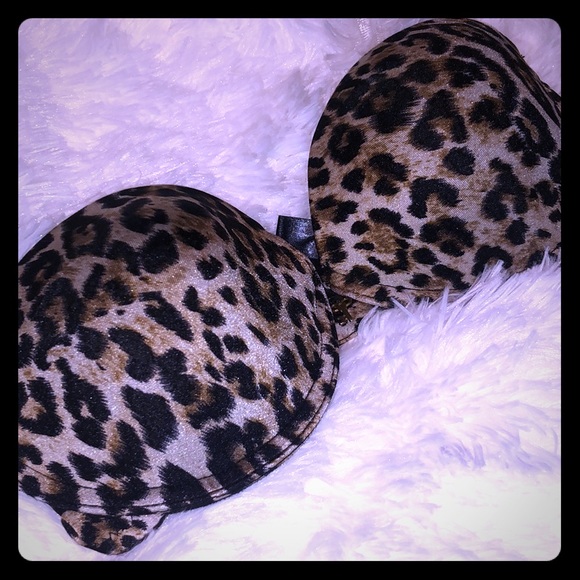 Cheetah Print Strapless Bra - Picture 1 of 7